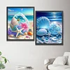 (2pcs) Beach Shells-11CT Stamped Cross Stitch 40*50cm(Bundle Sale)