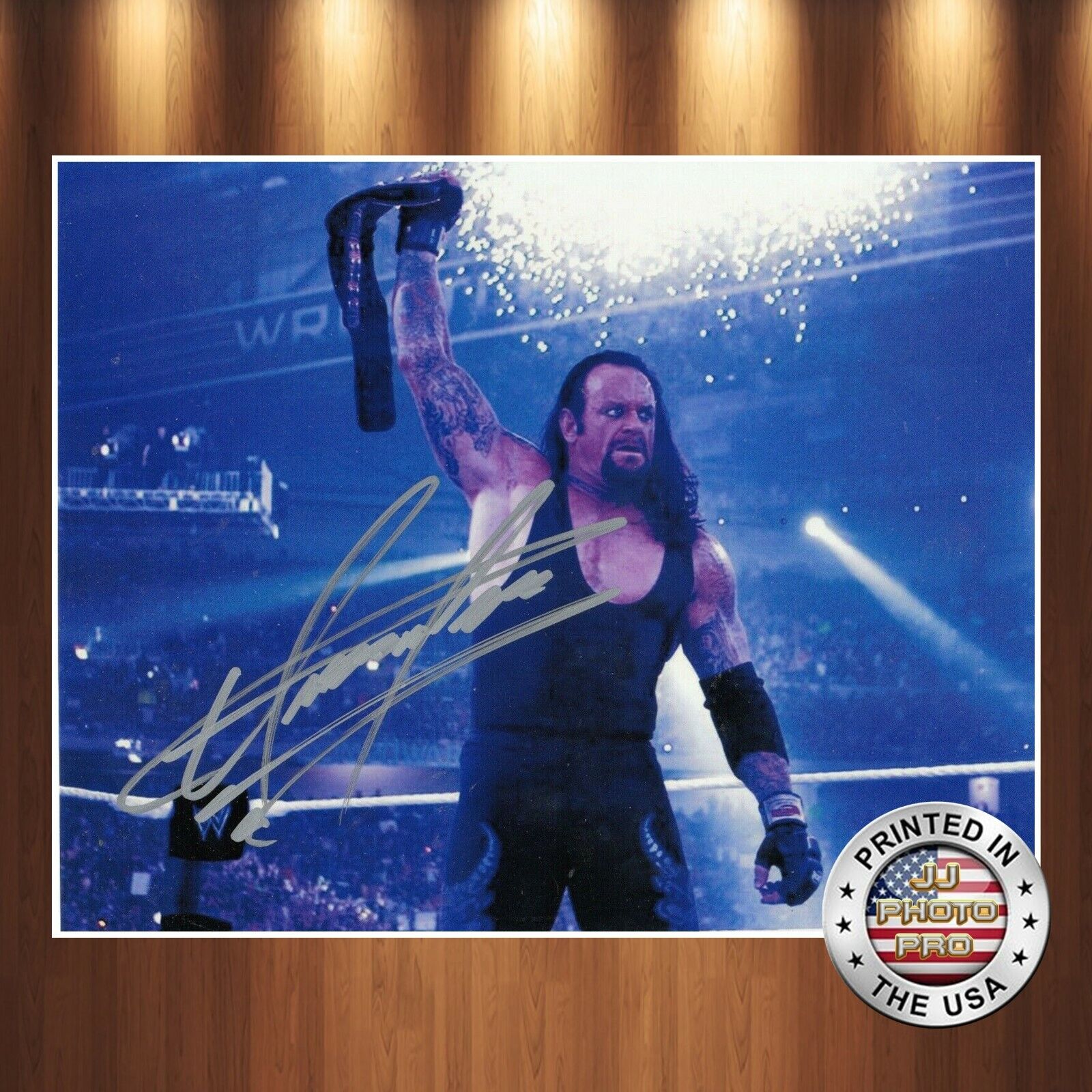 The Undertaker Autographed Signed 8x10 High Quality Premium Photo Poster painting REPRINT