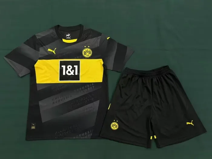 Adult Kit 2024-2025 Borussia Dortmund Black Trikot Soccer Jersey
