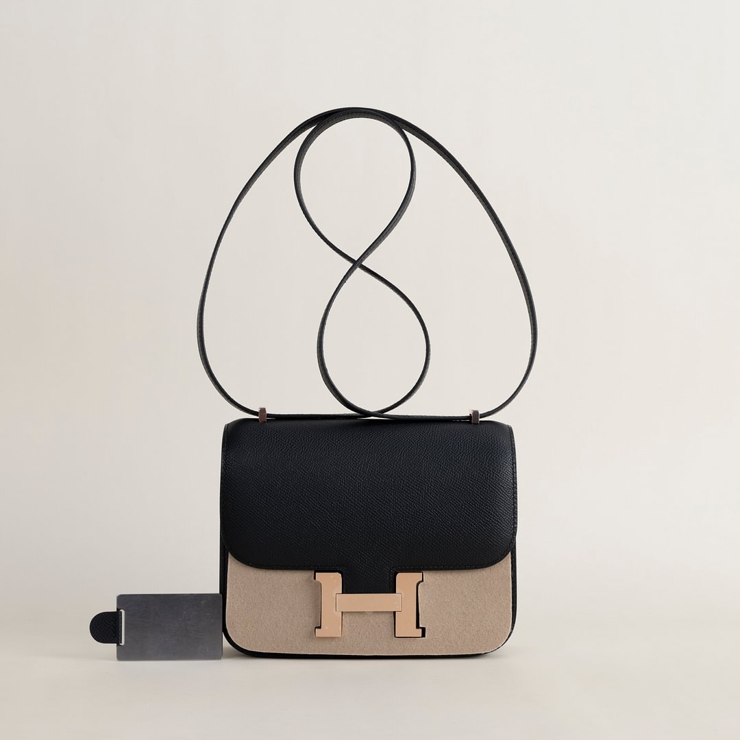 Constance 18CM Epsom 89 Noir RGHW