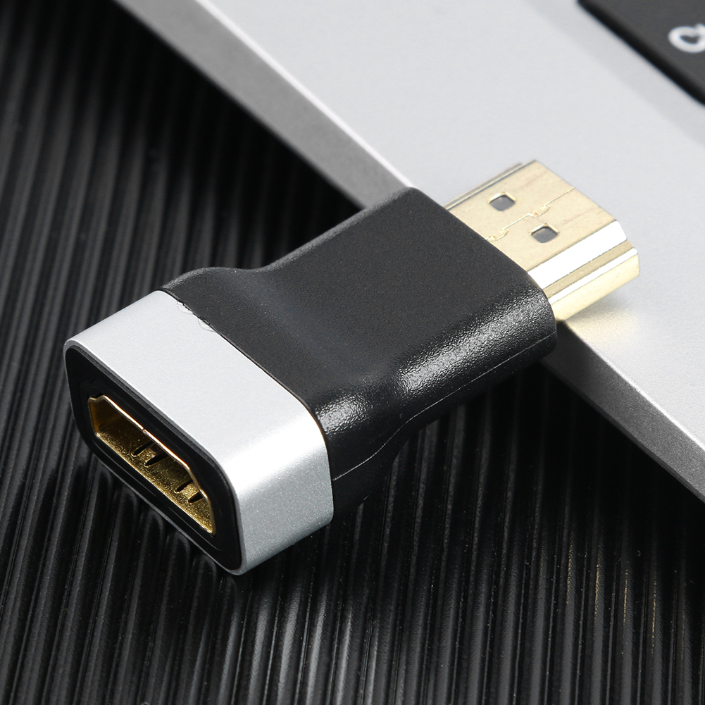 

HDMI-compatible 1.4 Extender Adapter for Monitor HDTV Male to Female HDMI-compatible A Converter, Silver, 501 Original