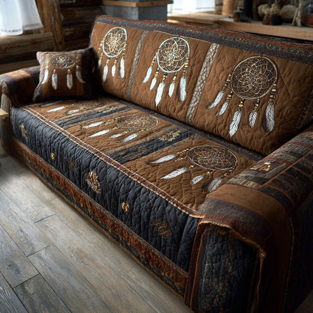 Tribal Nightwatch Quilted Sofa Cover NCU0PT11210 everthome