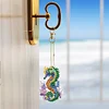 8Pcs DIY Diamond Painting Seahorse Keychain