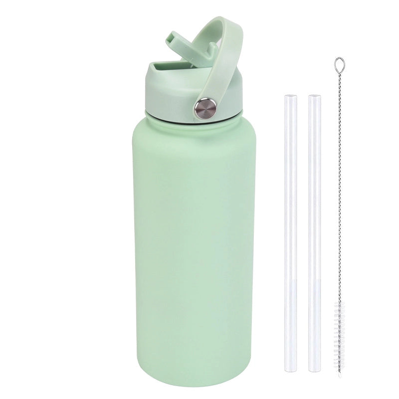Casual Solid Color Stainless Steel Thermos Cup