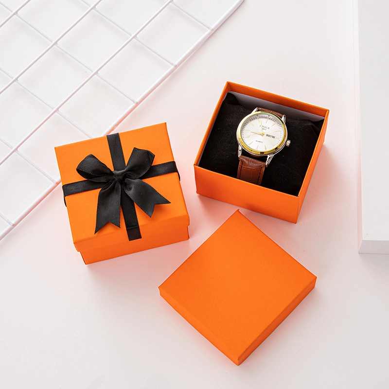 1 Piece Paper Basic Indoor Home Bow Knot Watch Box