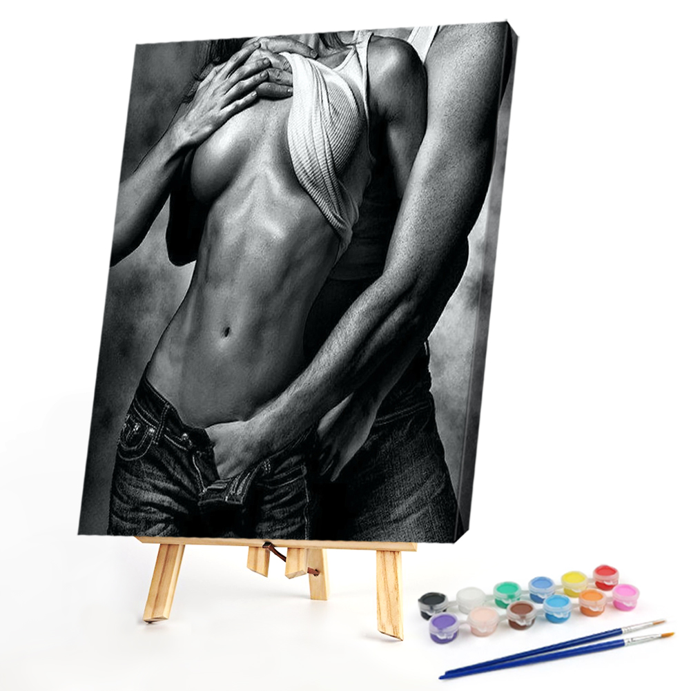 

40*50CM - Paint By Numbers - Lovers, 501 Original