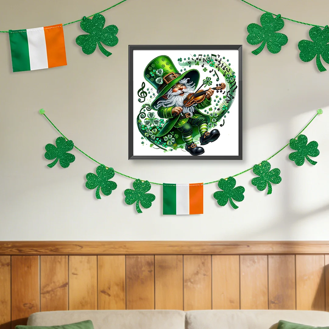 Music Elderly Special Shaped 5D DIY Partial Drill Diamonds Dots Gem Art Kits for Adults Beginners Home Decor Diamonds Paintings Gem Art 11.81 X11.81inch