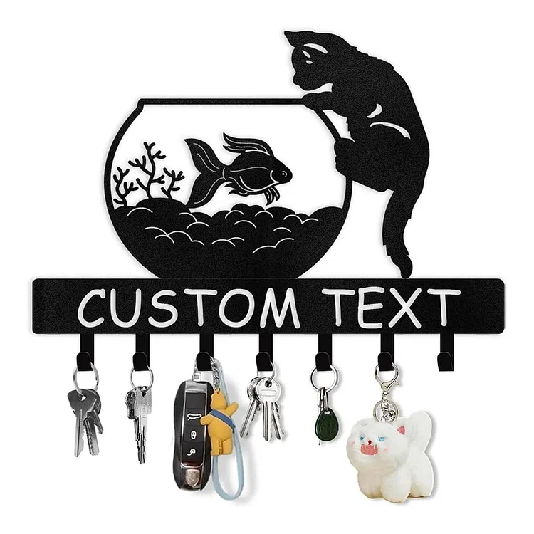 Custom Dog Leash Holder for Wall, Custom Metal Key Holder Wall Mount, Dog Leash Dog Stuff Key Organizer, Coat Rack Key Holder Gift for Dog Lovers, Dog Stuff Organizer for Entryway Doorway