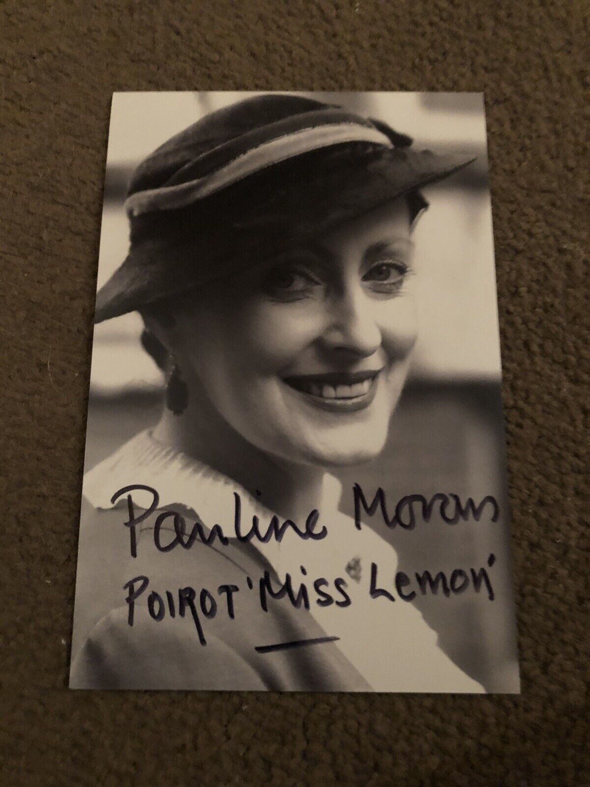 PAULINE MORAN (POIROT) SIGNED Photo Poster painting- UNDEDICATED