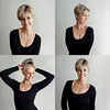 Short Ombre Blonde Pixie Cut Wigs