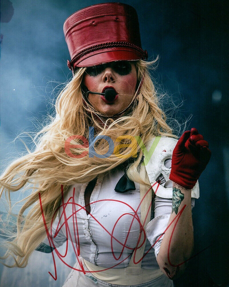 Maria Brink In This Moment Singer Signed 8x10 Photo Poster painting Autographed reprint