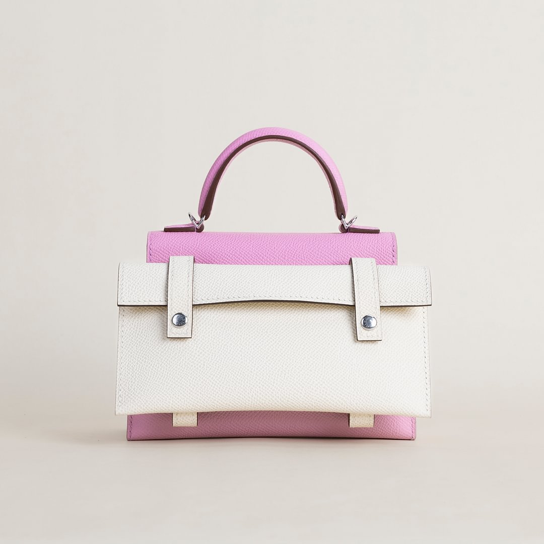 Kelly Doll Epsom X9 Mauve sylvestre/4B Biscuit/9R Lime/l2 Nata PHW