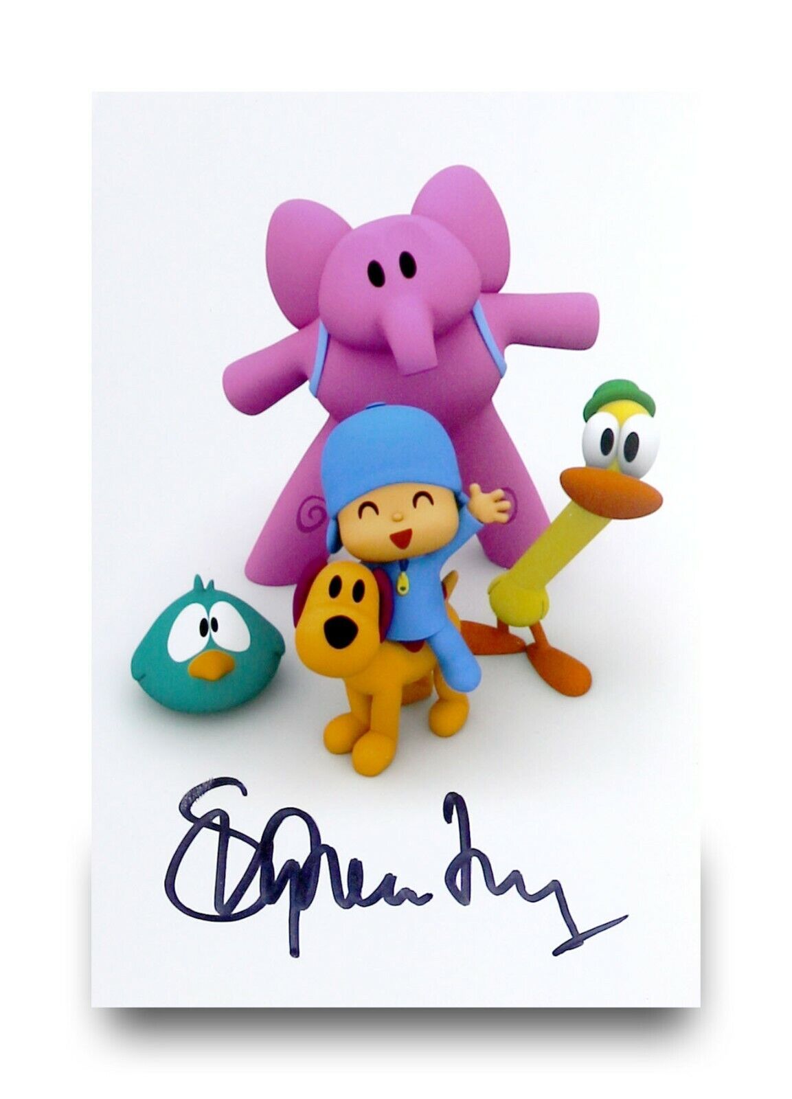 Stephen Fry Signed 6x4 Photo Poster painting Pocoyo Jeeves And Wooster QI Genuine Autograph +COA