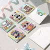 6PCS Diamond Painting Animal Greeting Cards Postcards with Envelopes