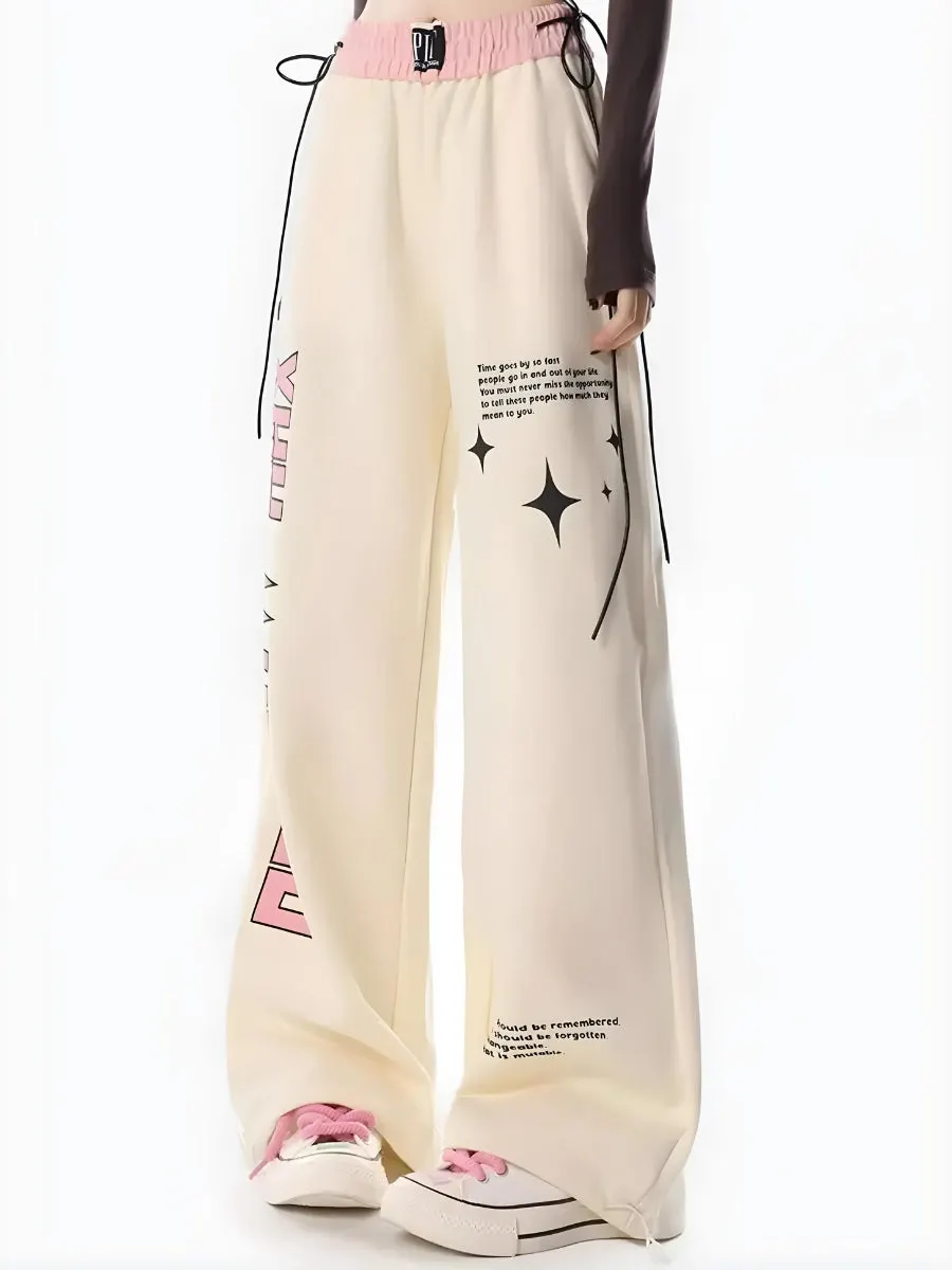 Brownm Girl Lace Up Sweatpants