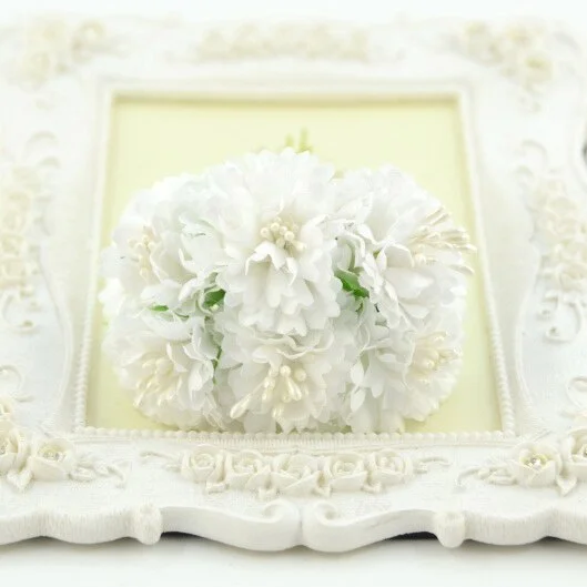 6pcs/lot Mini Artificial Silk Rose Flower Bouquet For Wedding Home Decoration DIY Handmade Crafts Accessories Fake Flowers