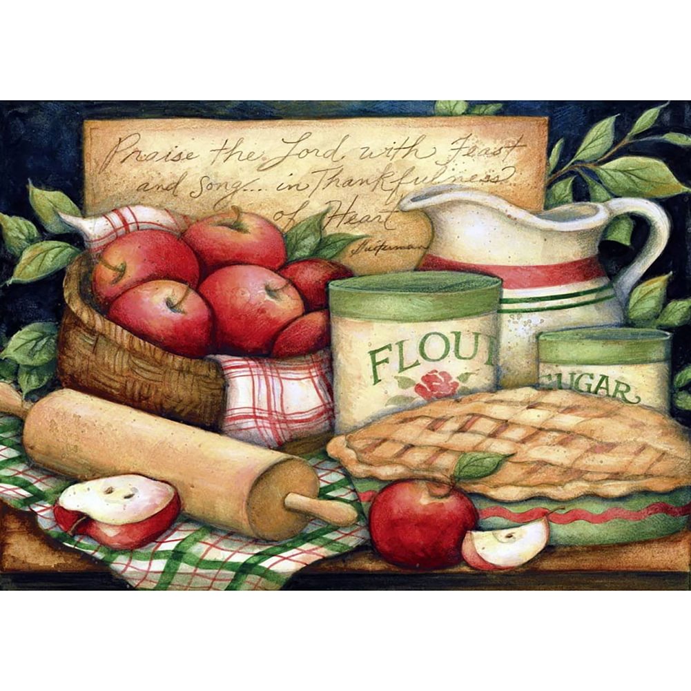 Diamond Painting - Full Round - Kitchen Supplies(40*30cm)