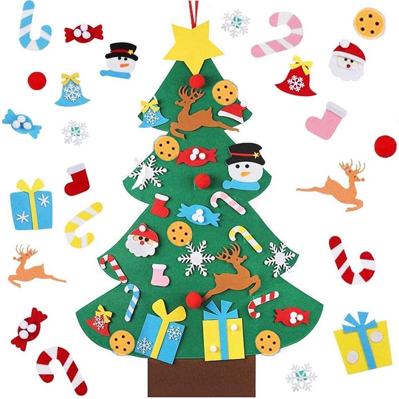 

DIY Christmas tree Christmas decoration pendant new felt Christmas, 501 Original