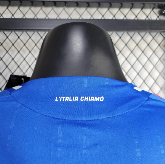 2024 Italy Home Long sleeve Player Version Football jersey Thai Quality