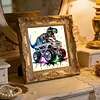 Dinosaur Truck Special Shaped 5D DIY Partial Drill Diamond Painting Kits for Adults Beginners Home Decor Diamonds Dots Gem Art Kits Diamond Art Kit 11.81 X11.81inch