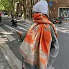 Nature Moutain Water Flower Shawl Scarf