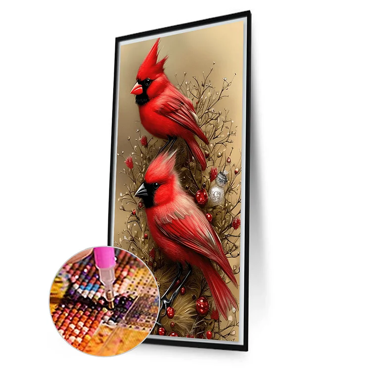 Cardinal 40*70CM (Canvas) AB Square Drill Diamond Painting