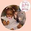 African American 20'' Handmade Vivienne Realictic and Lifelike Reborn Toddler Baby Doll Girl Best Gift Ideas - RBBI-Myrebornbabydoll&reg; Myrebornbabydoll&reg;