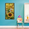 Diamond Painting-DIY Crystal Rhinestone Sunflower Butterfy(50*30 CM)