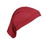 Plain Color Tube Base Cap High Elastic Women's Hijab Cap