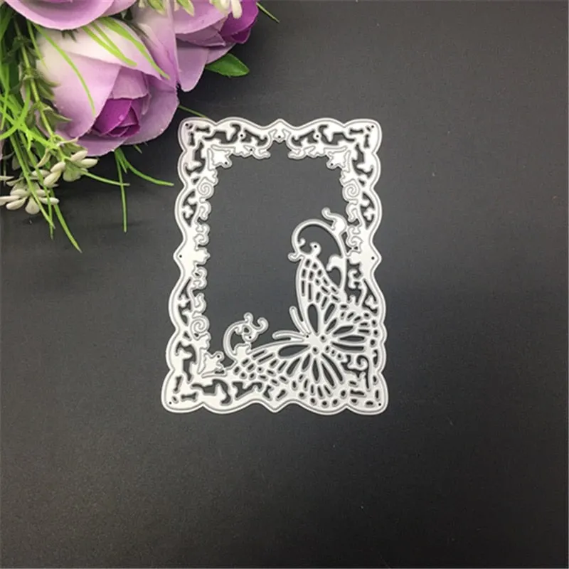 Metal Butterfly Frame Cutting Dies Stencil Scrapbooking Card Embossing Craft DIY
