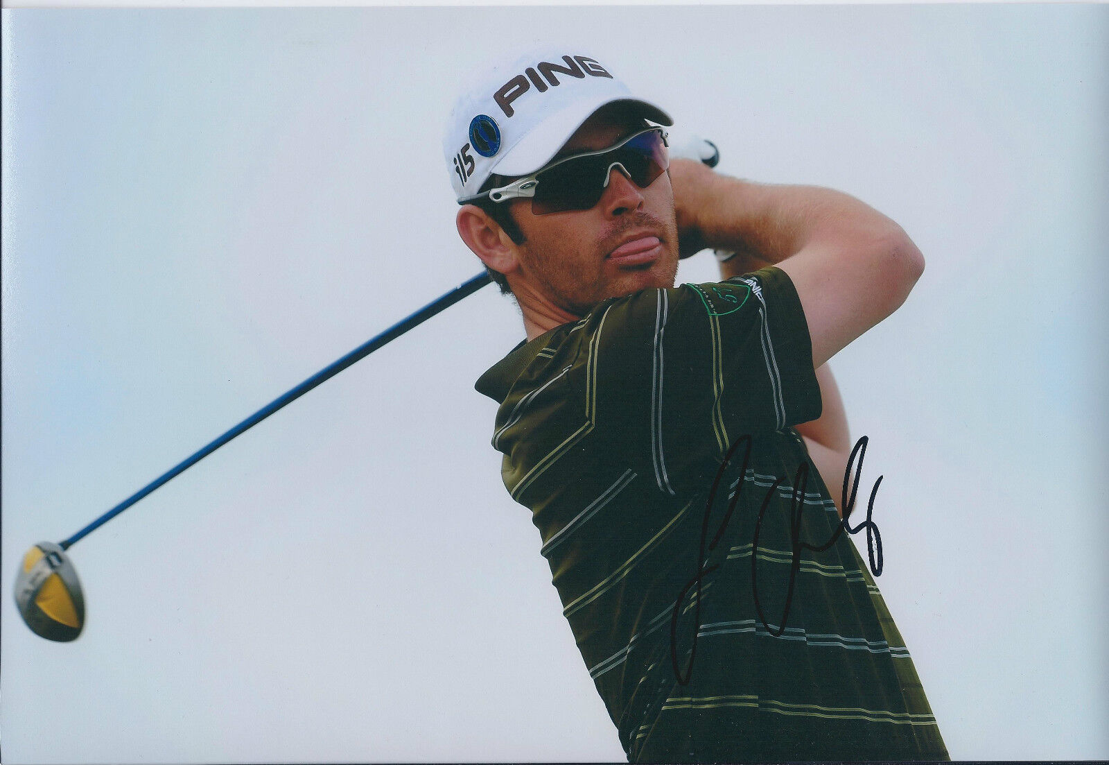 Louis OOSTHUIZEN SIGNED Autograph 12x8 Photo Poster painting AFTAL COA South African GOLFER