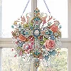 (US Local)DIY Double Sided Special Shaped Gorgeous Cross Hanging Diamond Art Kits Decor