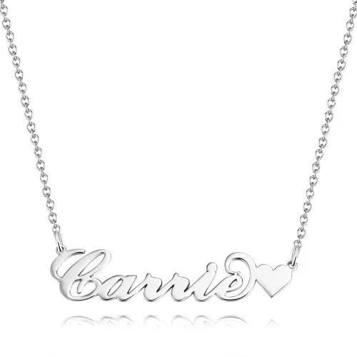 925 Sterling Silber Halskette Benutzerdefinierte Namenskette Personalisierte Namenskette n1 Kettenmachen