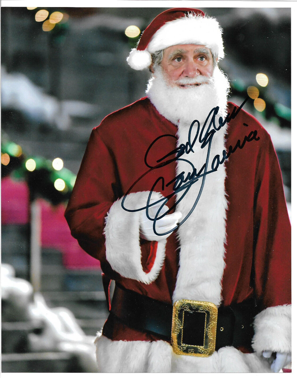 Dan Lauria Signed 8x10 Photo Poster painting Autographed, I'm Not Ready for Christmas, Santa