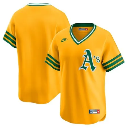 Men's Oakland Athletics  Gold Cooperstown Collection Limited Jersey