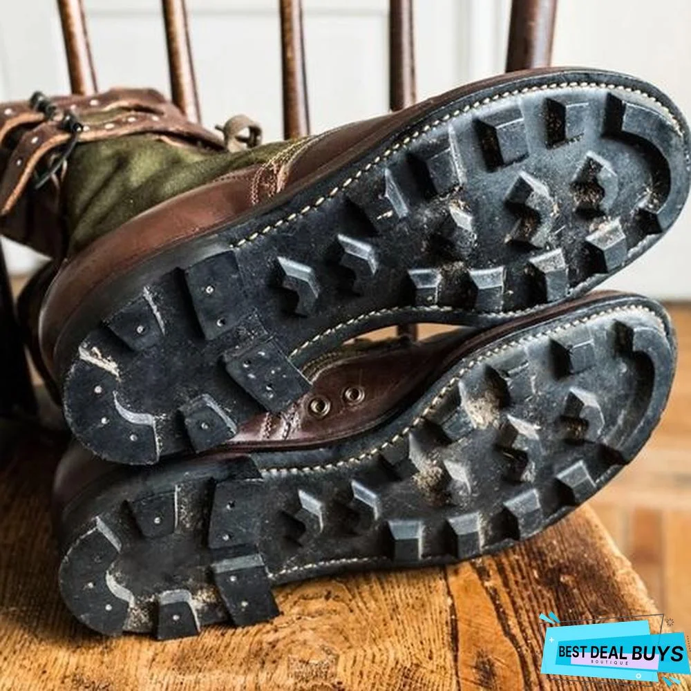 Men's Original Design Leather High Boots