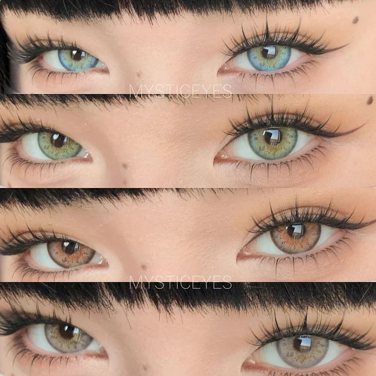 Russian girl Pro Blue  Colored Contact Lenses