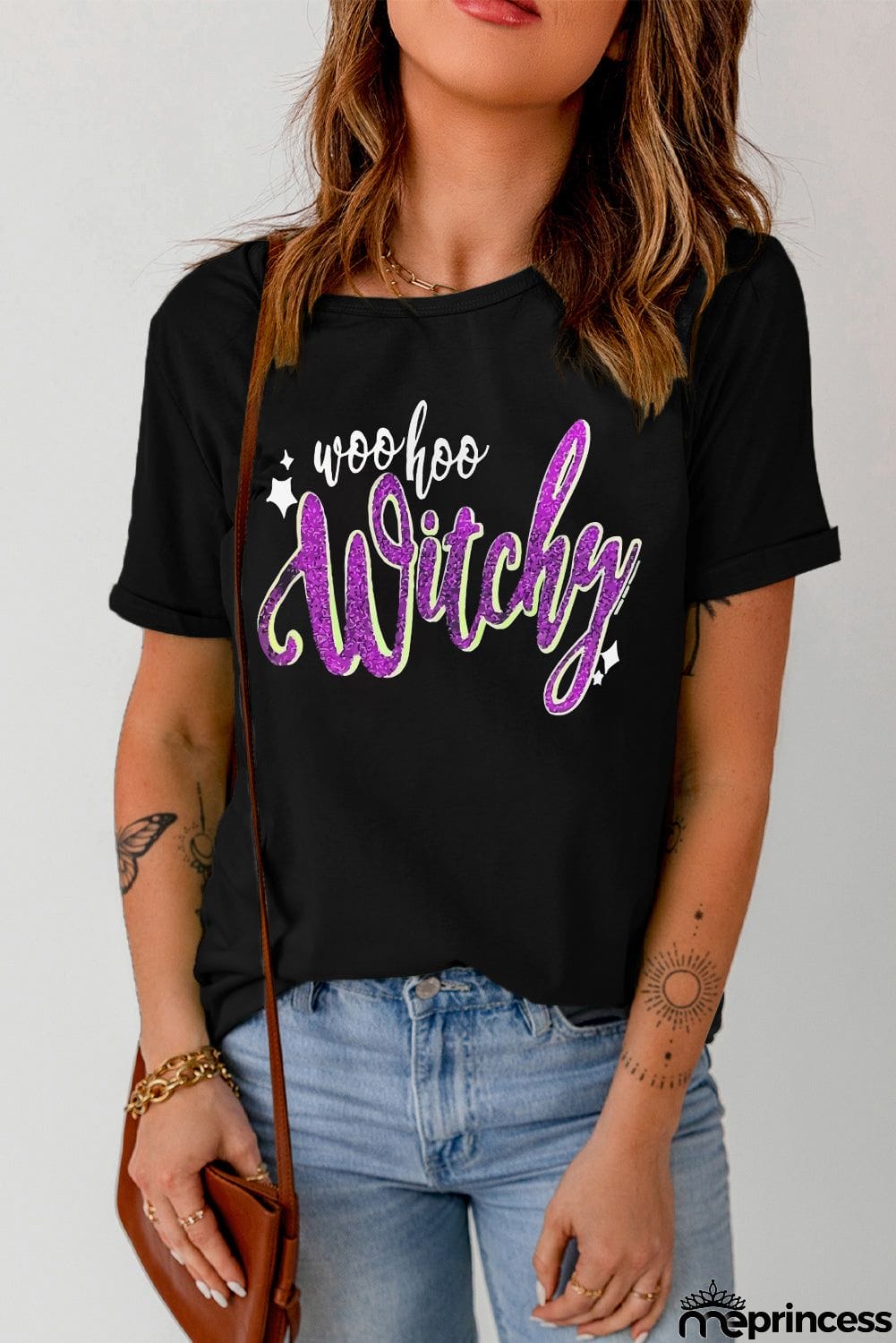 Witchy Graphic Print Short Sleeve T Shirt