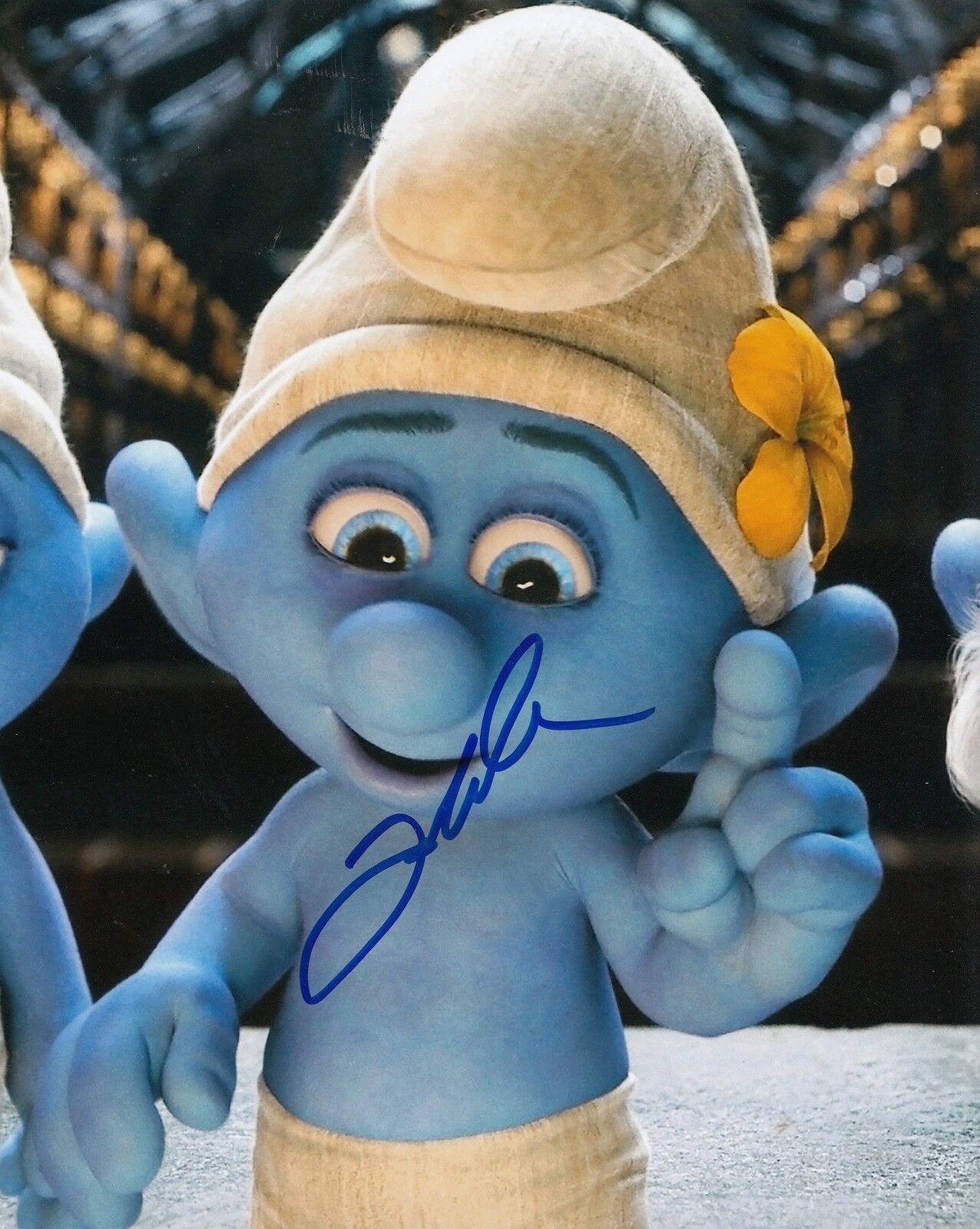 JOHN OLIVER signed (THE SMURFS) MOVIE 8X10 Photo Poster painting W/COA *VANITY* #1