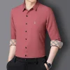 2023 Men's Business Casual Pocket Cotton Linen Shirt