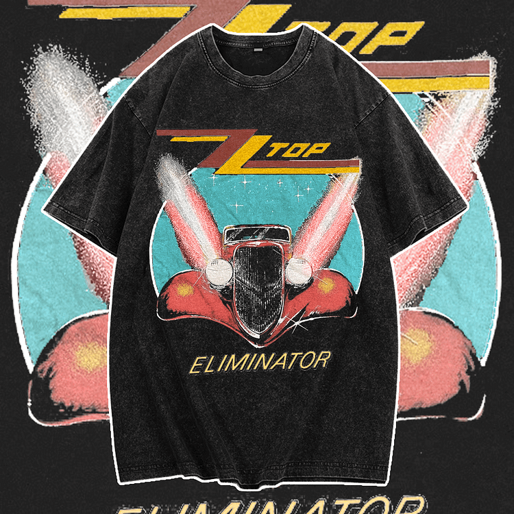 Davidhawaii100% Cotton Casual Abstract Cars Vintage Rock T-Shirt - 100% Cotton