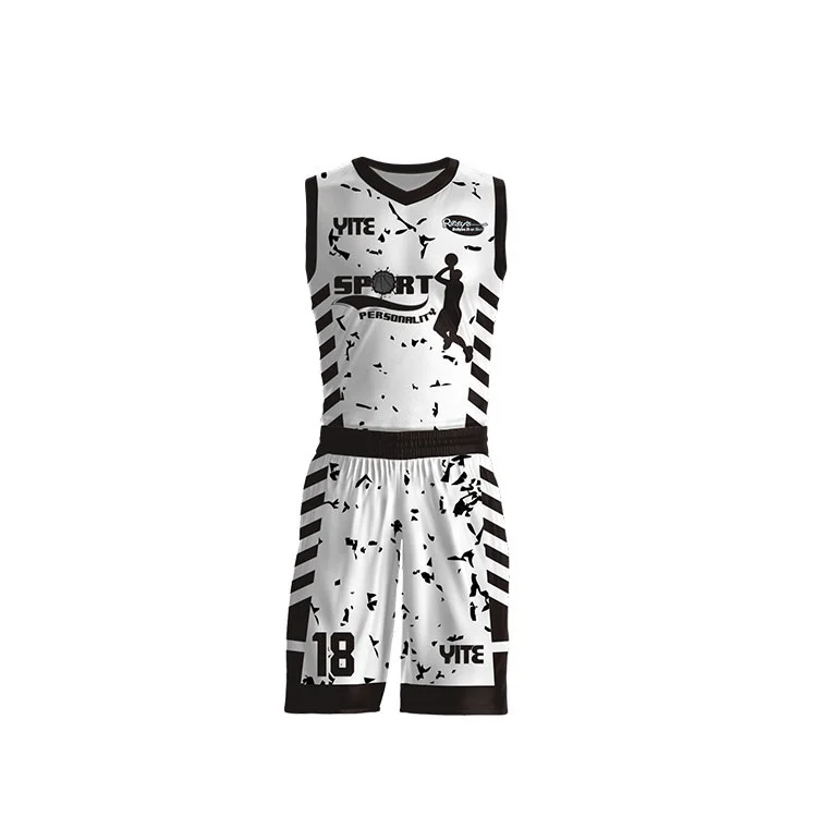 YITE Custom new style reversible basketball uniforms mens