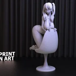 pornhint Pornhint NSFW Anime character design, Asuka Girl, STL 3D model design print download file, 3D Printer Model Files NSFW