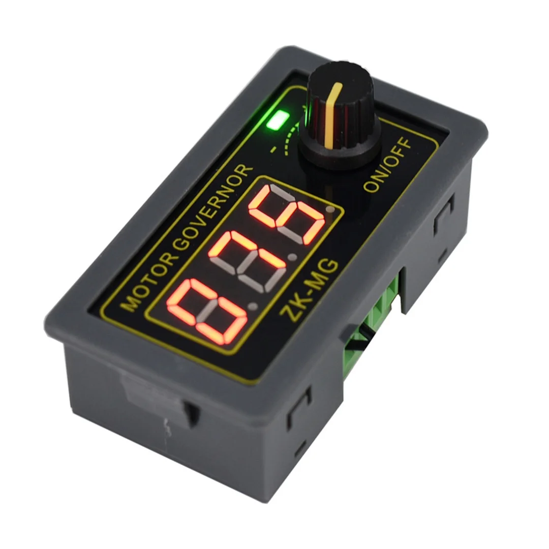  Digital Tube Display PWM DC Motor Governor 12V 24V Motor Control PWM Brush DC Motor Speed Controller Soft Start Switch