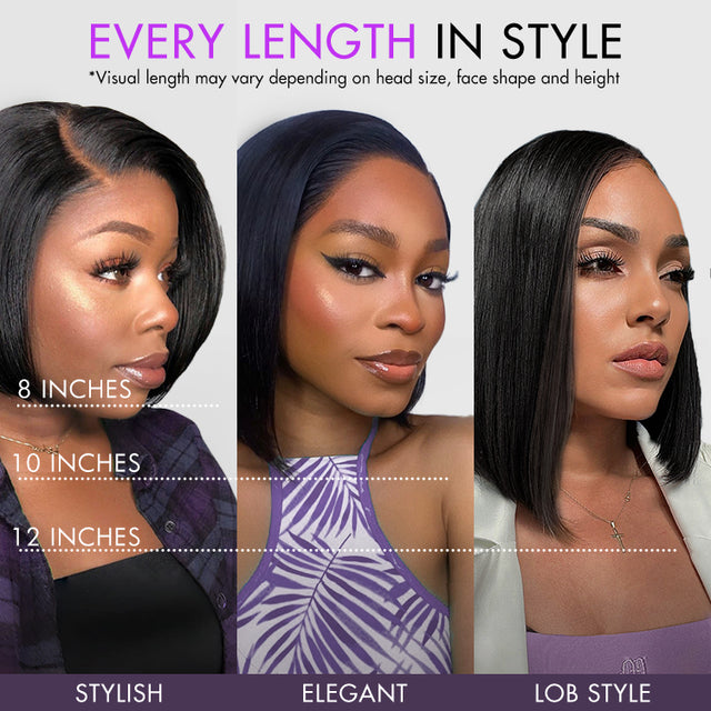5x5 Closure Bone Straight HD Lace Wig | 180% Density | Raw Hair & Virgin Hair | 100% Human Hair 