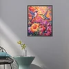 (40*50cm)DIY Round Partial AB Drill Diamond Painting - Bird and Flower