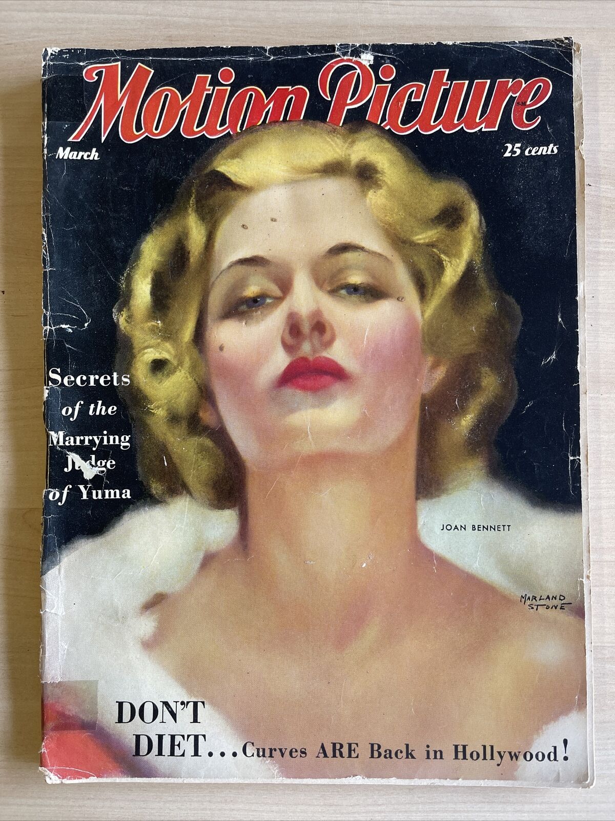 VERY RARE! Motion Picture Magazine v43 #2 March, 1932 VF/FN Condition