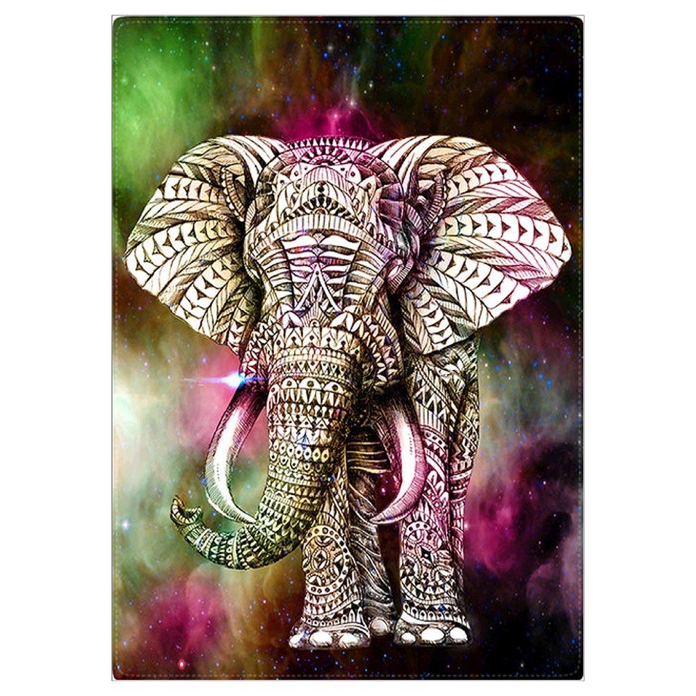 

30*40CM - Elephant - Round Drill Diamond Painting, 501 Original