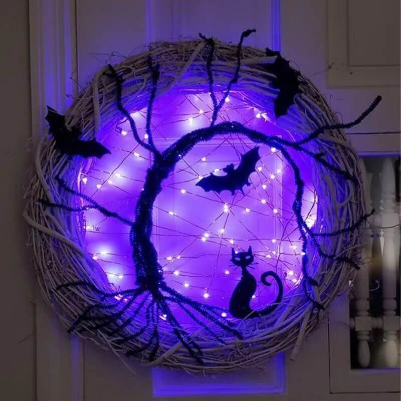Halloween Batcat Garland