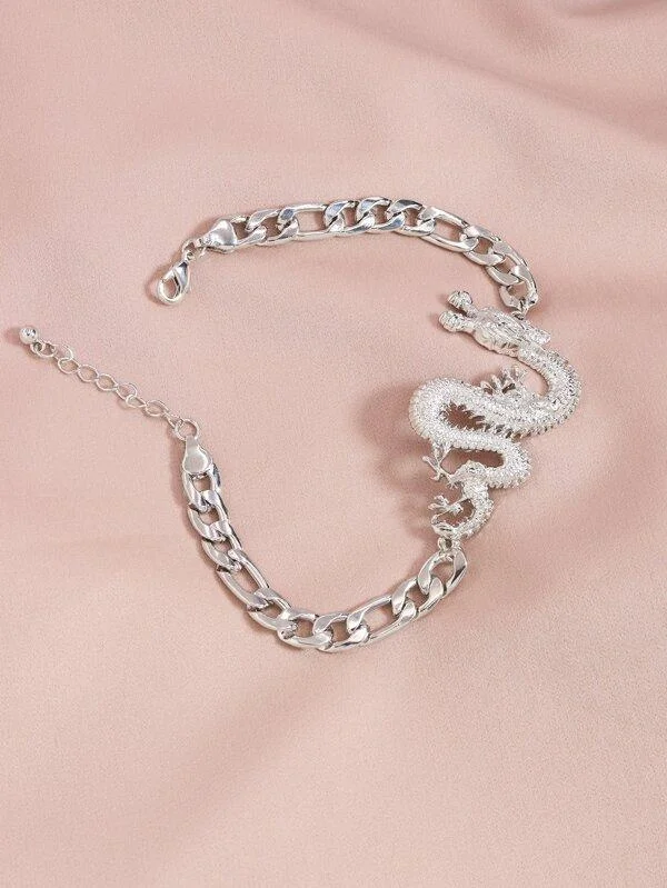Dragon Decor Chain Bracelet